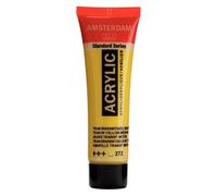 Amsterdam Standard Series Acrylic Paint - Transparent Yellow Medium 272-20 ml Tube - High-Quality Lightfast Pigments - Medium Viscosity - Smooth Satin Finish - Water-Based - Durable and Flexible