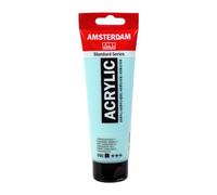 Amsterdam Standard Series Acrylic Paint Turquoise Green Light 660, 120 ml, Opaque, Lightfast Pigments, Medium Viscosity, Satin Finish, 100% Acrylic Resin Binder