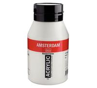 Amsterdam Standard Series Acrylic Paint Zinc White 104, 120 ml Tube, Semi-Transparent, High Lightfastness, Medium Viscosity, Satin Finish, Durable, Versatile for Various Surfaces