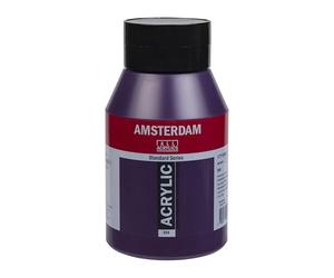 Amsterdam Standard Series Acrylic - Permanent Blue Violet 568 1000 ml Jar - High-Quality, Lightfast, Durable, Semi-Transparent Paint