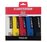 Royal Talens Amsterdam Acrylic Paint 120 ml Set of 5 Primary Colours