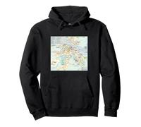 Amsterdam Travel Art by Night Netherlands Pullover Hoodie