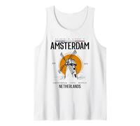 Amsterdam Windmill Netherlands Travel Tank Top