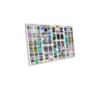 Amsterdam Windows City Reflection Canvas Wall Art Picture Print CanvasGeeks Multi W36 inch x H24 inch x D40mm