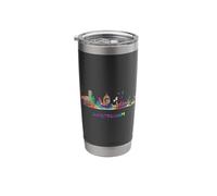 Amsterdamer Skyline Colorful Cityscape Amsterdam Stainless Steel Insulated Tumbler