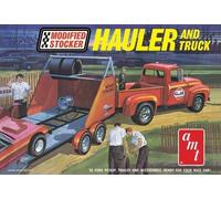 AMT 1310 1953 Ford Pickup Modified Stocker Hauler (Gulf) 1:25 Model Kit