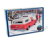 AMT 1/25 1963 Ford F-100 w/Camper 3-in-1 Plastic Model Kit #1412