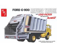 AMT 1/25 Ford C-900 GarWood Load Packer Garbage Truck Plastic Model Kit #1247