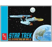 AMT Round2 1/650 Star Trek Classic U.S.S. Enterprise Plastic Model Kit, USS Enterprise NCC 1701