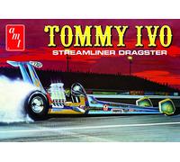 AMT 1254 Tommy Ivo Streamliner Dragster 1/25 Scale Unpainted Model Kit