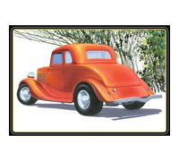 AMT 1384 1934 Ford Street Rod 5-Window Coupe 1:25 Model Kit