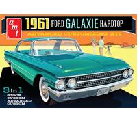 AMT 1961 Ford Galaxie Hardtop Model Kit (AMT1430) - Plastic Model Kit Parts, Decal Sheet, Instructions - Adult, 1:25 Scale, Yellow, Manual Assembly, No Batteries Required