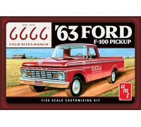 AMT 1963 Ford F-100 Four Sixes Ranch Pickup 1:25 Scale Model Kit