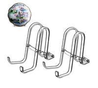 AMT 2 Pack 5 Inch Acrylic Plate Stands for Display Plate Holder Display Stand + Frame Holder Stand for Picture, Decorative Plate, Book, Photo Easel