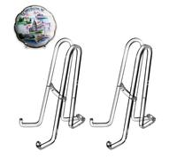 AMT 9 Inch 2 Pack Plate Stands for Display - Holder Stand + Acrylic Frame Holder Picture, Decorative Plate, Book, Photo Easel