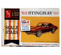 AMT AMT1112 1:32 1963 Corvette Stingray Hardtop, Multi