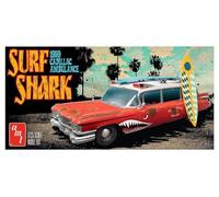 AMT Cadillac Ambulance 1959 1:25 Scale Model Kit, Factory Color