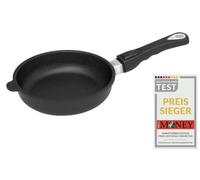 AMT Gastroguss AMZN-I-520-Z20B Frying pan 20 cm Ø, 5 cm high, Removable Handle, Suitable for Induction, Lotan Non-Stick Coating, cast Iron pan (cast Aluminium),