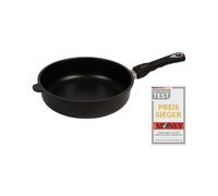 AMT Gastroguss Frying Pan, Diameter 28 cm, Height 7 cm, Removable Handle, Cast Aluminium (Aluminium alloy), Lotan® Non-stick Coating for Fat-free Frying, AMZN-728-Z20B