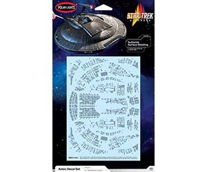 AMT MKA054M/12 1/1000 Star Trek NX-01 U.S.S. Enterprise Aztec Decals Model Kit, Multi-Color