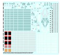 AMT Space:1999 Eagle Transporter Paneling Decals