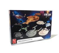 AMT Star Trek Adversaries & Allies Ship Set - 1:2500 Scale, Skill Level 2,