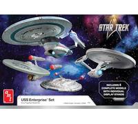 AMT Star Trek U.S.S. Enterprise Four Ship Set 1:2500 Scale Model Kit