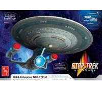 AMT AMT1332M/12 1:1400 Star Trek USS Enterprise NCC 1701 C Model Kit, Multi-Colour