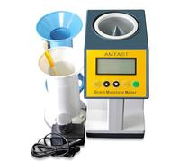AMTAST Grain Moisture Meter High Precision Grain Moisture Tester with Temperature Compensation Seed Moisture Meter for 24 Grains including Wheat, Soybean, Coffee and More