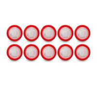 AMTAST Syringe Filter RC Regenerated Cellulose Syringe Filters Non Sterile Syringe Filter (RC, 25mm Diameter, 0.22um Pore Size, Pack of 10)