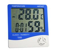 AMTAST Temperature Meter Humidity Gauge Digital Thermometer Hygrometer Light Weight Temperature Monitor Humidity Test