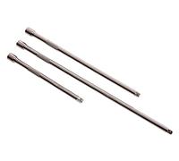 Amtech - 1/4in Extension Bar Set, Chrome Vanadium Steel, Polished Chrome Finish, Slim Reach for appliances, dashboards & Furniture fixings (3pc) 75/150/225mm