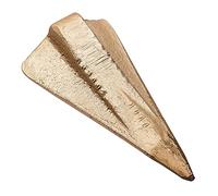 Amtech - 1.5kg Log Splitter Wedge, Hardened Carbon Steel, 4-Way Splitting