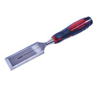 Amtech - 1½in BE Wood Chisel with Soft Grip, Tempered CR-V Blade and Bevel Edge, Ideal for Cabinet and Furniture Making