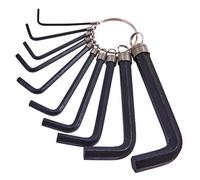 Amtech 10 Piece Hex Key Set And Keyring - I8750C