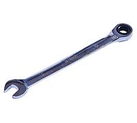 Amtech 10mm Combination Ratchet Spanner, Slim Profile Heat-Treated Alloy Steel with 72-Tooth Fine Ratchet for Smooth Operation in Confined Areas