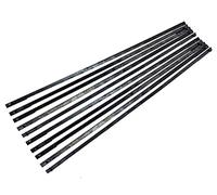 Amtech 10pc Coping Saw Blade Set, 165mm Hardened Carbon Steel Blades with 24 TPI for Fine, Detailed Cuts in Wood and Joinery Tasks.