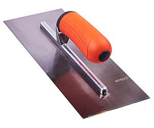 Amtech - 11" Plastering Trowel, 280mm Hardened & Tempered Carbon Steel Blade, Soft-Grip Comfort, Smooth Finishing & Skimming on Walls & Ceilings, 280mm (11")