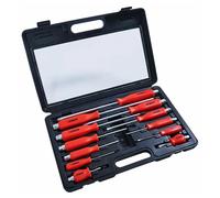 Amtech 12 Piece Mechanic's Screwdriver Set Go Through with Hex Bolster W5600