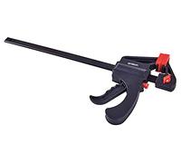 Amtech - 12" Ratchet Speed Clamp, Quick-Release, Reversible Jaws, Lightweight, Non-Marking Pads