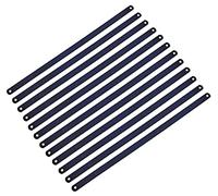 Amtech 12pc 12" Hacksaw Blades, 24 TPI Carbon Steel for Fast, Accurate Cutting of Metal and Plastic, Fits Most Large Hacksaw Frames