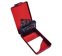 13 Piece High Speed Cobalt Drill Bit Set - drill set cobalt bit 13pc high speed metal plastic wood hss amtech hammer f1122