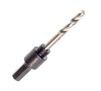 Amtech - 14-30mm Bi-Metal Holesaw Hex Arbour for Stable Drilling and Clean Cuts through Wood, Metal, and Plastic, Home DIY, Durable and Easy to Attach, Includes 6mm Pilot Hole Drill Bit