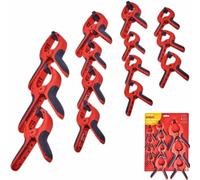 Amtech 14Pc Spring Quick Grip Clamps Wood Work Carpentry Clamp 75mm - 200mm