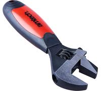 Amtech - 2-in-1 Stubby Pipe & Adjustable Wrench, Drop-Forged Steel, Compact H