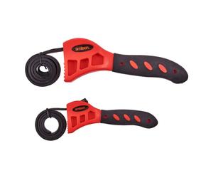 Amtech 2 Piece Strap Wrench Set Adjustable Non Slip 10cm 15cm
