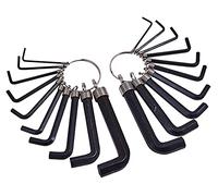 Am-Tech Hex Key Set I8820 20-Piece with Keyring