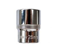 Amtech - 26mm 1/2in Drive Socket, Chrome Vanadium Steel, Replacement Socket for Automotive, Workshop and DIY Use