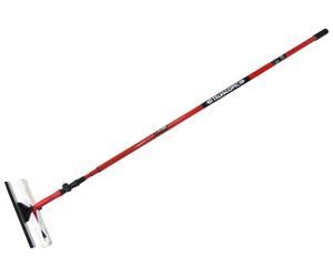 Amtech 3.5m Telescopic Window Cleaner, 135 350cm Pole with 180° Pivot Head, Washable Pad & Detachable Squeegee, for High Windows & Conservatories.
