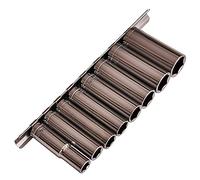 Amtech - 3/8" Drive Deep Socket Set, 8 Piece Long Reach Metric Sockets with Holder, 10-19mm for Automotive Maintenance & DIY Repairs